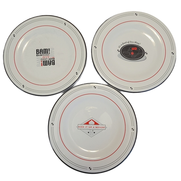 Emeril Other - Emeril Entertaining Salad Dessert Plates Bam!